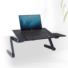 Auf Lager schnelle Lieferung Ergonom multifunktionaler Laptop -Schreibtisch -Tisch -Bett -Tablett mit Kühllüfter